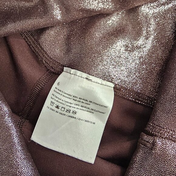 Lululemon Align High-Rise Pant 25" *Shine Radiate Foil Print French Press, Sz 6 - Picture 4 of 11